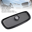 Rejilla de parachoques delantero estilo XF-R compatible con Jaguar XF 2012-2015 negro brillante-1