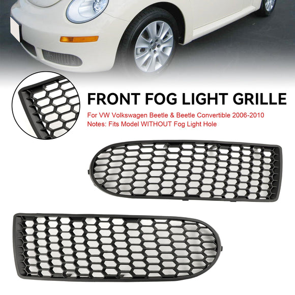 Volkswagen Escarabajo 2006-2010 & Rejilla de luz antiniebla del parachoques delantero del Beetle Convertible 1C0-807-683-H-01C 1C0807683A