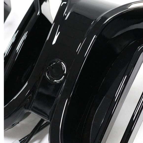 Griglia sostitutiva per paraurti anteriore a doppia stecca per BMW Serie 5 G30 G31 2017-2020 con striscia LED