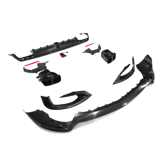 Mercedes Benz Clase S W222 S500 S600 S63 S65 2014-2017 Kit de carrocería con actualización de parachoques a Brabus B700