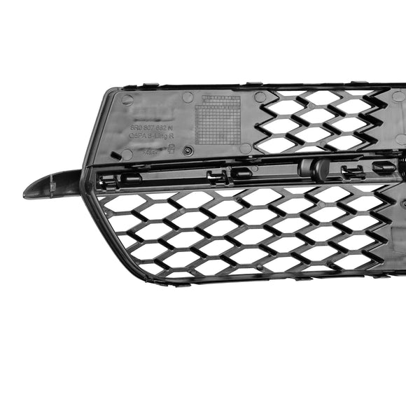 2013-2017 Audi Q5 S-Line SQ5 Grille de phare antibrouillard pour pare-chocs avant Grille chromée noire