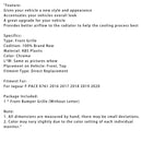 Chromen voorbumper grillrooster geschikt voor JAGUAR F-PACE X761 2016-2020-12