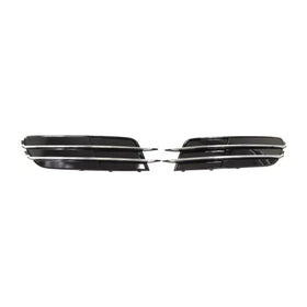1 par amortecedor dianteiro luz de nevoeiro grill capa moldura para audi a6 c7 2012-2015