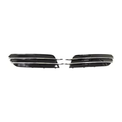 1 Paar Frontstoßstangen-Nebelscheinwerfer-Grill-Abdeckungsblende für Audi A6 C7 2012–2015