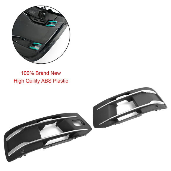 Audi Q7 Version Standard 2016-2019 couvercle de pare-chocs avant calandre de phare antibrouillard grille d'insertion de lunette