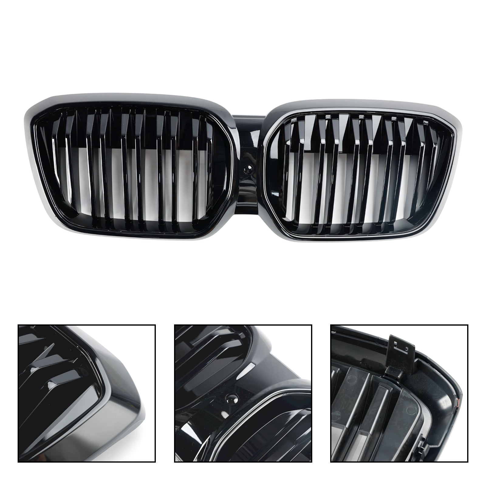 2021-2024 BMW G08 LCI IX3 Premier Edition/M Sport/ProGloss Black Grille Front Kidney Grill