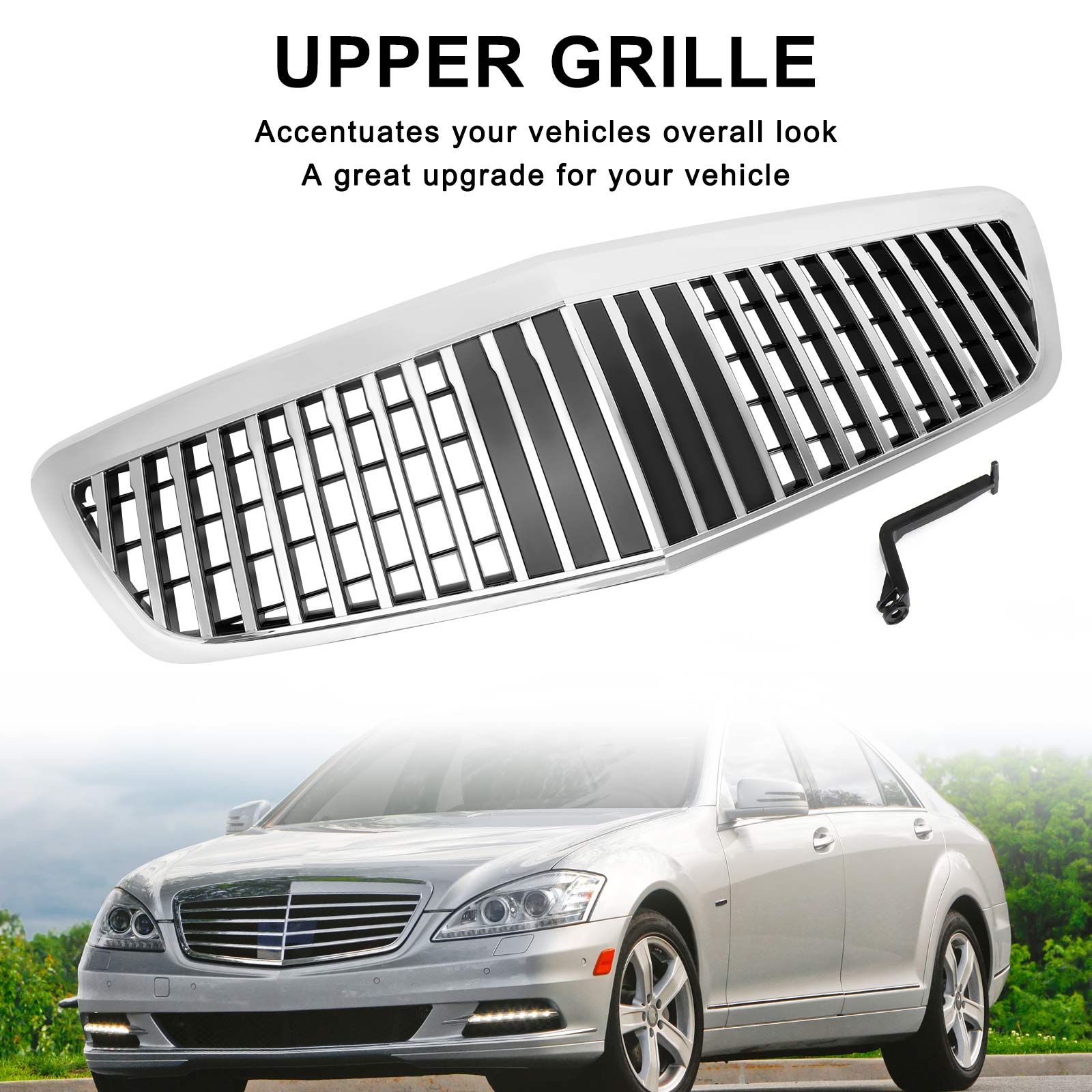 2010-2013 Mercedes Benz W221 S-Class AMG S400 S450 S550 S600 S65 S63 Front Grille MayBach Style Grill