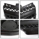 Mercedes Benz 2002-2006 R230 SL Classe SL350/500/600/SL55/65 1 Fin Star Grill noir Chrome Calandre-14