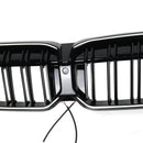 BMW 2023-2024 Série 3 G20 G21 320i/330i/M340i/318i/320d Calandre avant double ligne noire-11