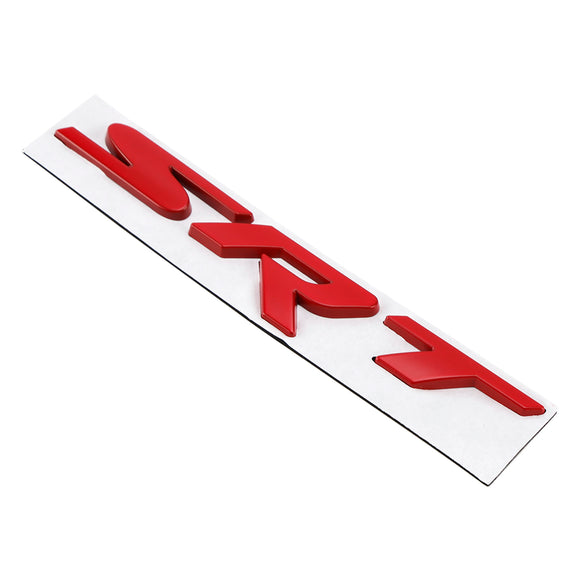 Emblema adesivo SRT portellone posteriore per badge coperchio bagagliaio Dodge Durango Charger Challenger