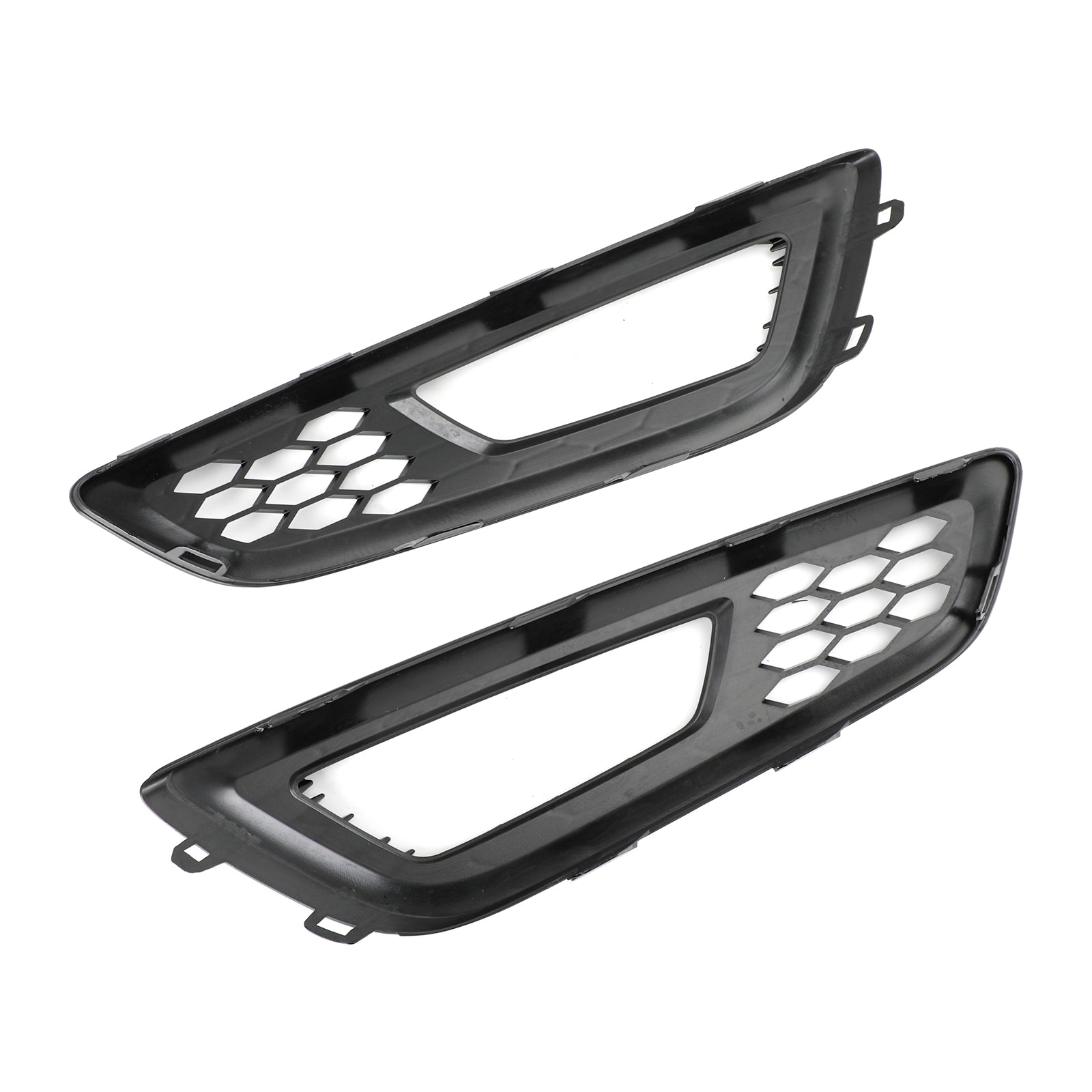 Ford 2015-2017 Focus F1EZ15200A F1EZ15201A Pair Front Bumper Fog Light Lamp Cover Bezel Grill