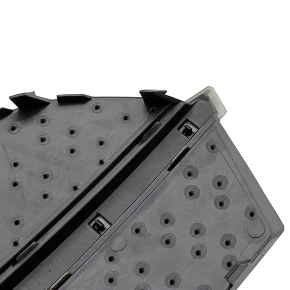 Cubiertas de luz antiniebla delantera estilo panal RSQ3 para Audi Q3 2013-2015 negro brillante