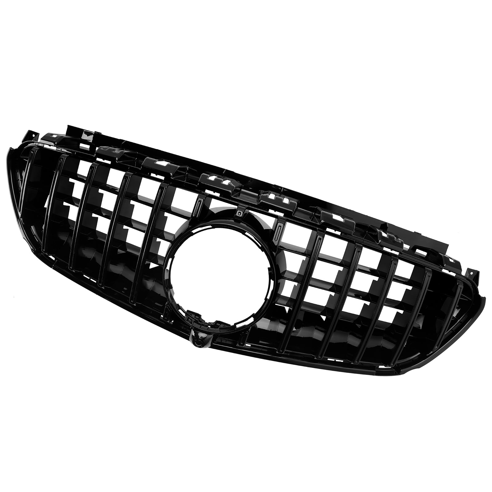 2016-2020 Mercedes Benz E Class W213 AMG E63 E63S GT Grill Front Glossy Black Grille Panamericana Style