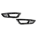 Ford 2015-2017 Focus F1EZ15200A F1EZ15201A Pair Front Bumper Fog Light Lamp Cover Bezel Grill-1