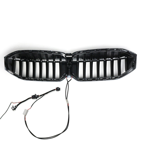 BMW 2023-2024 Série 3 G20 G21 320i/330i/M340i/318i/320d Calandre avant en maille noire brillante