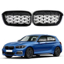 2015-2017 BMW Serie 1 F20/F21 116d/118d/120d/118i/125i Parrilla frontal tipo riñón Meteor Black Grille-5