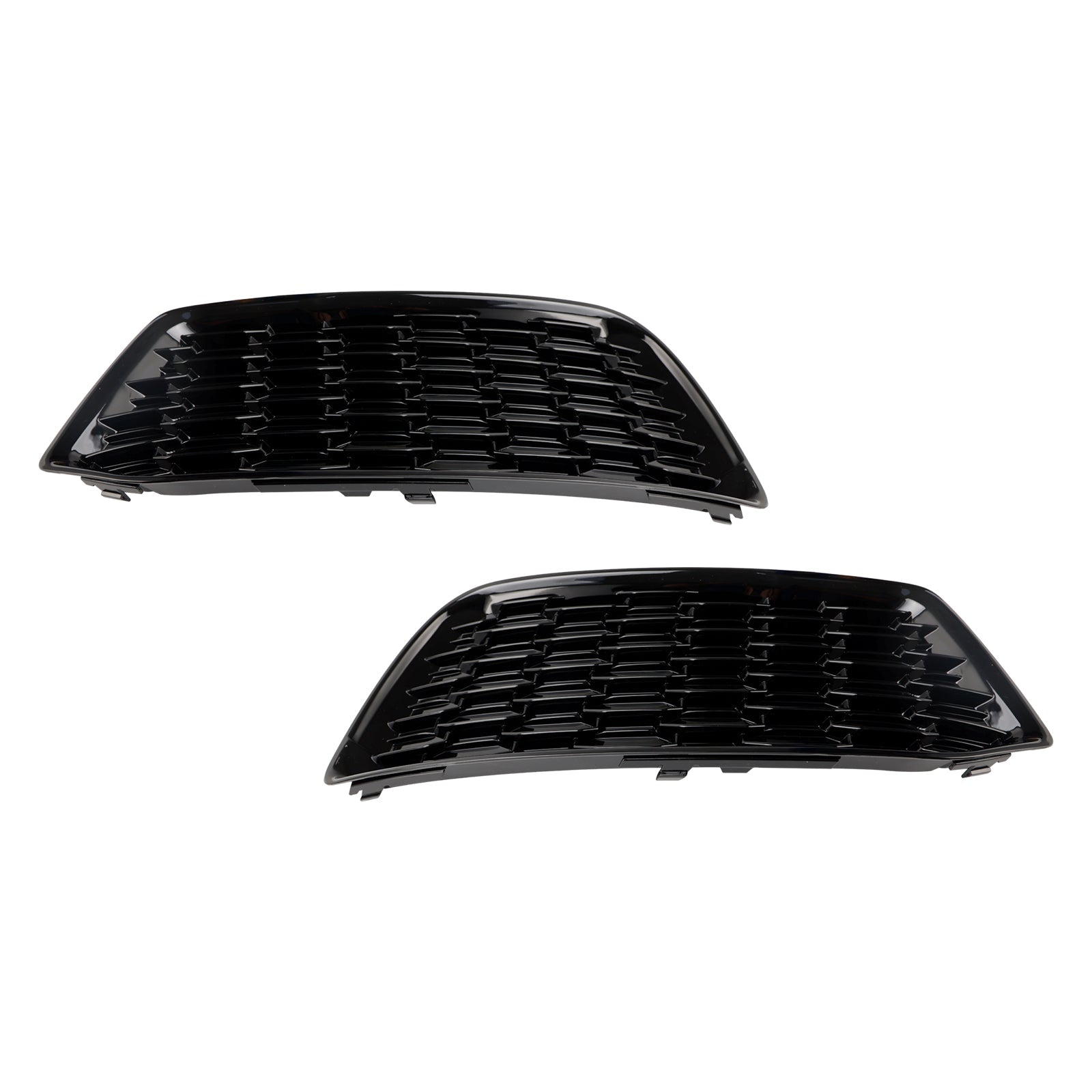 Audi Q5 Standard Version 2018-2022 2PCS Front Bumper Cover Grille Grill Bezel Insert 80A807679D 80A807679DRU6 Generic