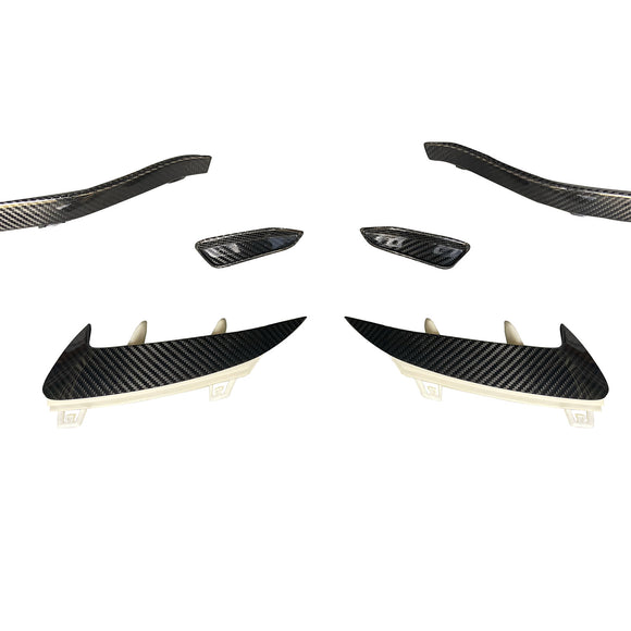 Dry Carbon Fiber Body Kit Bumper For Mercedes Benz A-Class W177 A45 2019-2023 Upgrade To W177 A45S Style