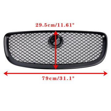 Grade dianteira preta brilhante da substituição do amortecedor da grade dianteira de Jaguar XJ 2010-2015 - 0