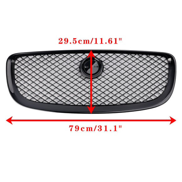 Grade 2010 do amortecedor dianteiro de Jaguar XJ 2011 2012 2013 2014 2015 malha do radiador da entrada de ar cromo/grelha preta