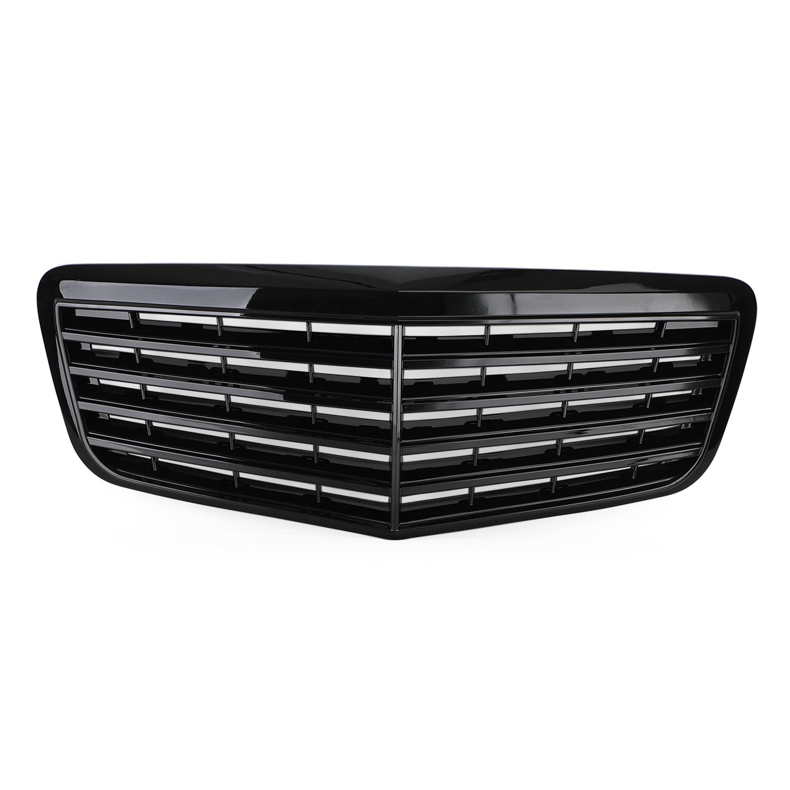 Parrilla delantera de parachoques negro brillante para Mercedes Benz Clase E W211 E350 E500 E63 AMG 2007-2009