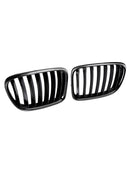 BMW 2009-2014 X1 E84 sDrive20i/xDrive28i/sDrive18d Gloss Black Grille Front Hood Kidney Grill-15