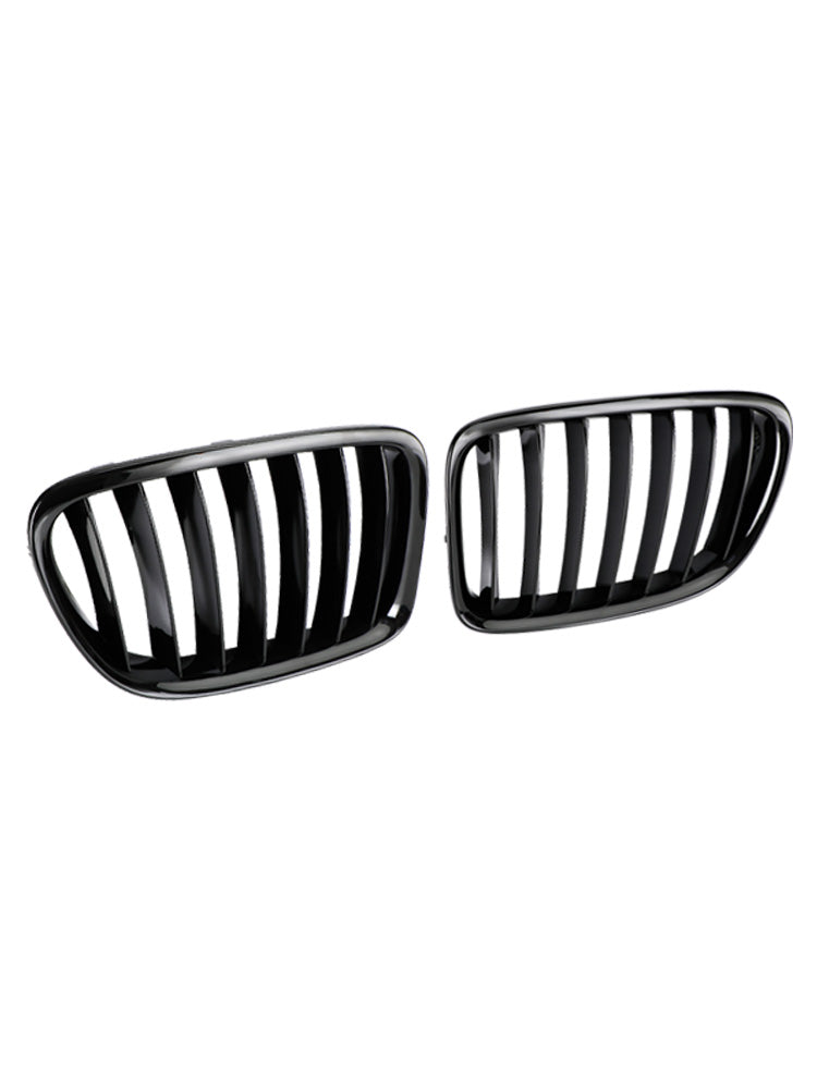 BMW 2009-2014 X1 E84 sDrive20i/xDrive28i/sDrive18d Gloss Black Grille Front Hood Kidney Grill