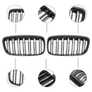 BMW 2 Series F45 F46 218d/220d/218i/M240i 2015-2018 Pre-Facelift Front Grill Gloss Black Grille-5