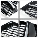 Grille de protection des phares antibrouillard avant Audi A3 (8V) S-LINE/S3 2016.5-2020, calandre en nid d'abeille chromée noire 8V3807681AE 8V3807682Q-8