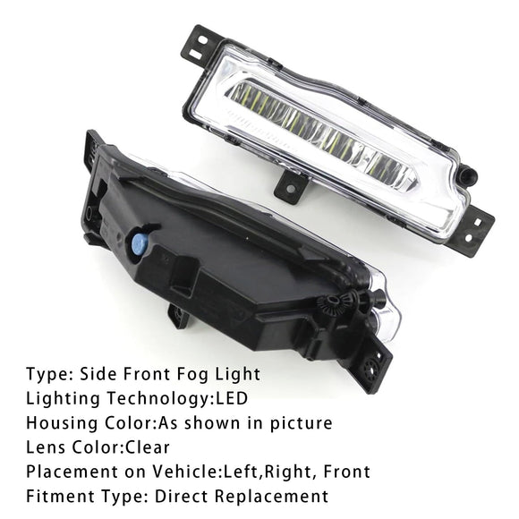 Paire de phares antibrouillard avant LED, pour BMW X3 G01 G08 X4 G02 2018 – 2019 63177412528
