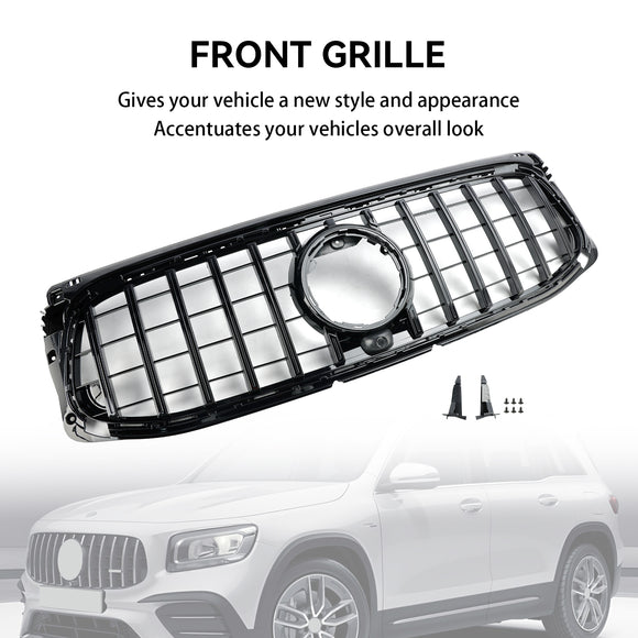 Griglia paraurti anteriore Mercedes Benz Classe GLB X247 AMG-Line 2020-2023 Griglia nera lucida