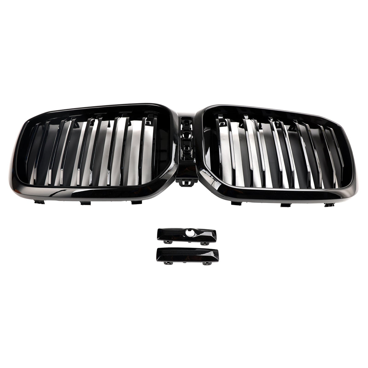 BMW X3 G01 X4 G02 2018 - 2023 - Gloss Black M Dual Slat Kidney Grill Gloss Black BMW X3 G01 X4 G02 2018 - 2023 - Gloss Black M Dual Slat Kidney Grill Gloss Black