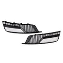 Audi A3 8V Sedan 2013-2016 Glanzend Zwart Honingraat Mistlamp Grill Voorbumper Onderste Covers Grille 8V5807681A9B9 8V5807682A9B9-11