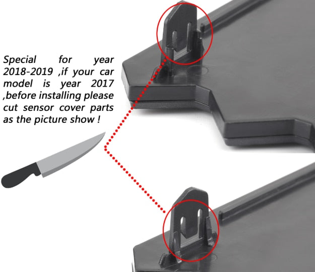 Toyota 2016-2022 Tacoma TRD PRO 53141-35060 Cubierta del sensor del radiador de guarnición de rejilla delantera