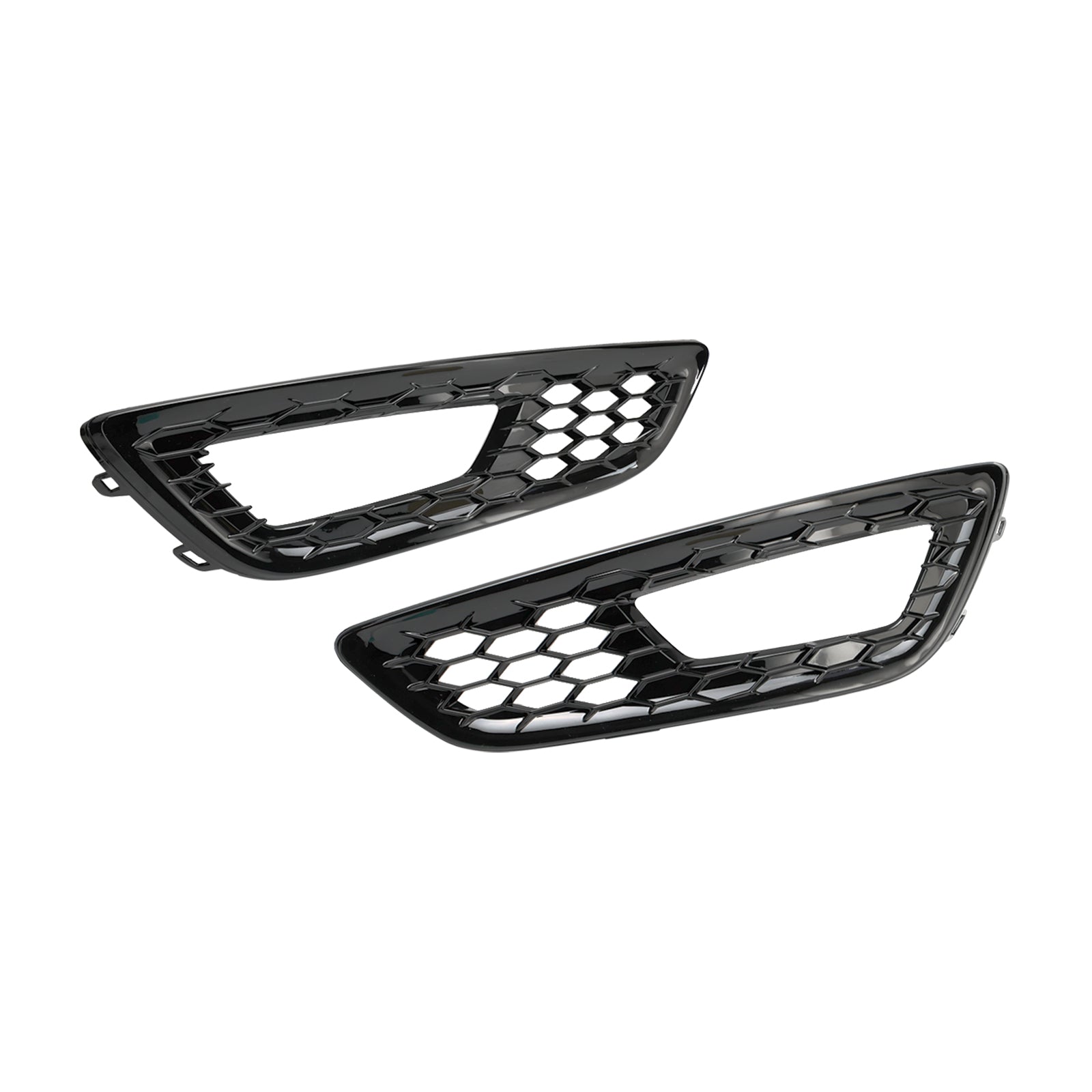 Ford 2015-2018 Focus F1EZ15266D F1EZ15266G 2PCS Front Bumper Fog Light Lamp Cover Bezel Grille