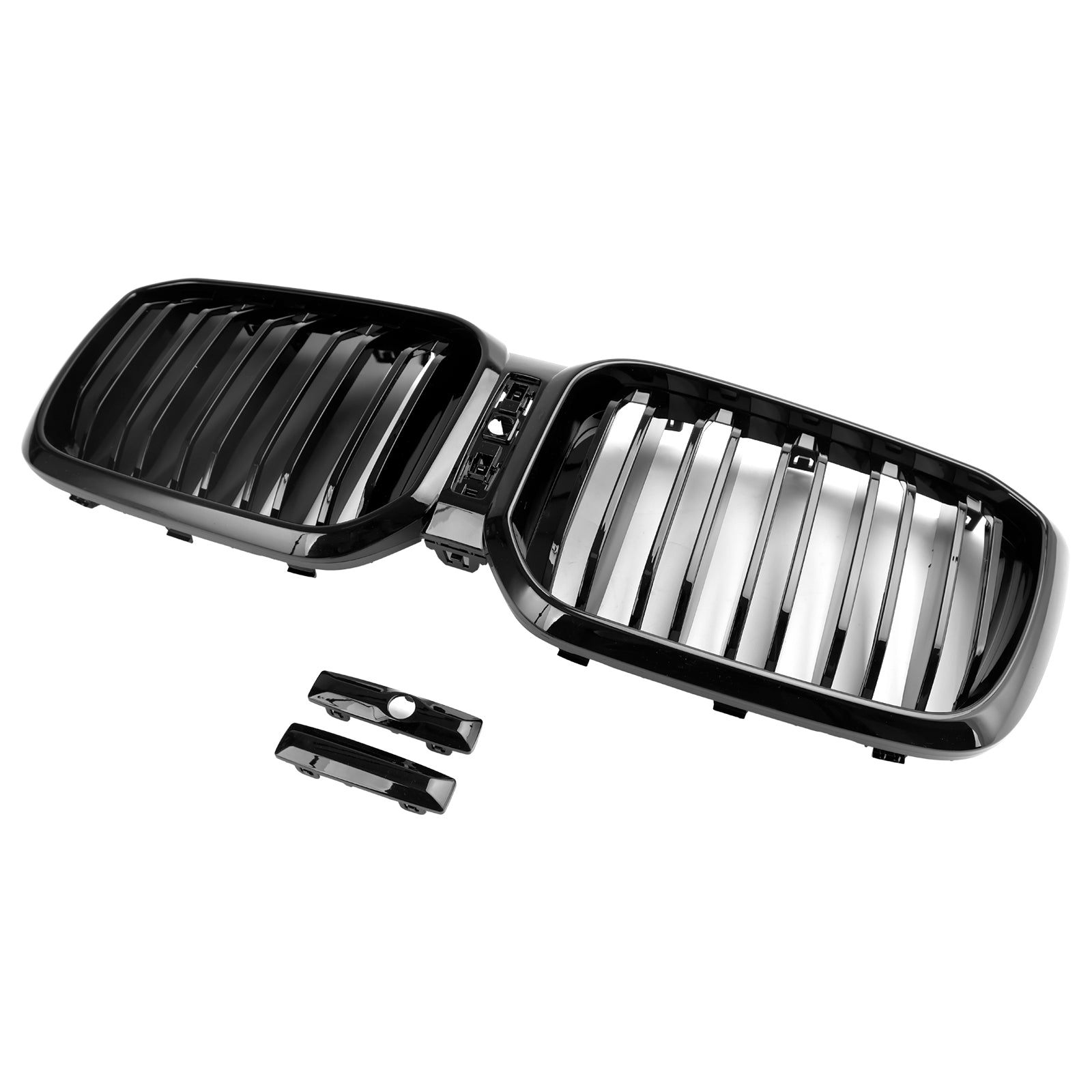 Calandre avant noire brillante pour BMW X3 G01 X4 G02 xDrive30i/xDrive20d/xDrive30d/xDrive30e/M40i 2022-2023