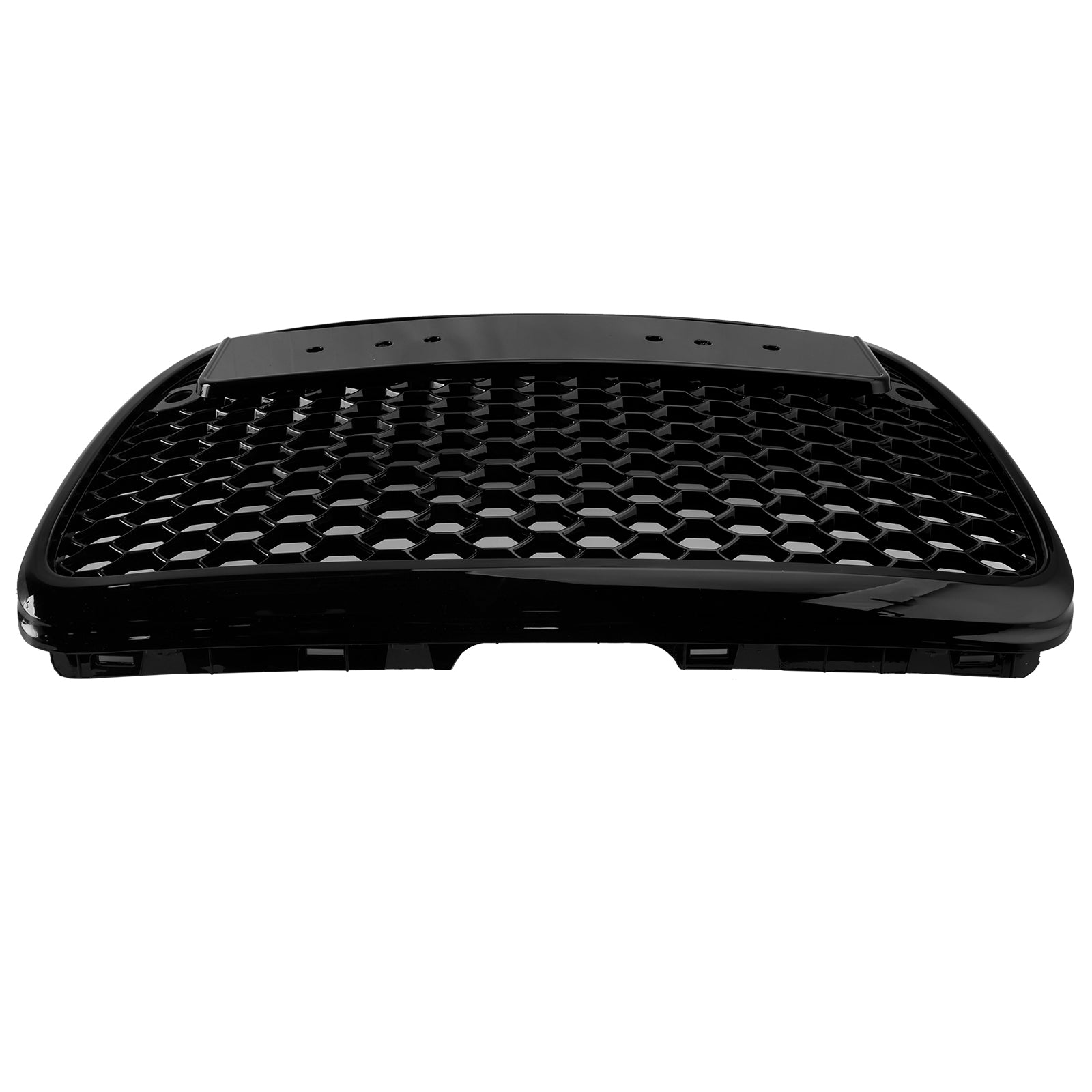 Rejilla de parachoques delantera en forma de panal de abeja negra compatible con Audi A6 C6 2004-2008 antes del rediseño