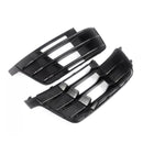 Audi Q7 S-Line 2016-2019 Front Bumper Fog Light Grille Lower Cover Black Grill-5