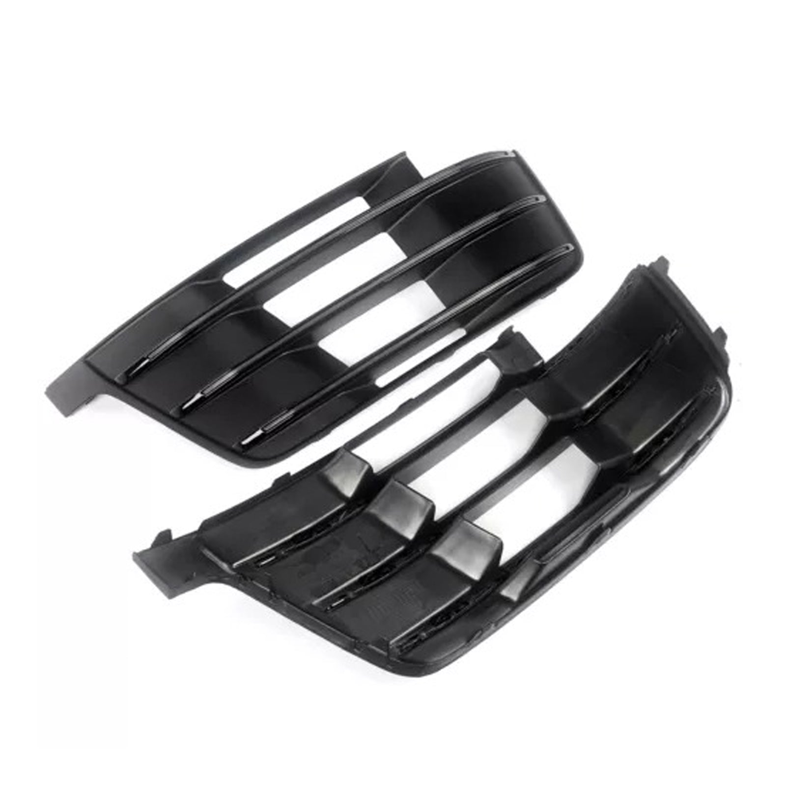2X Original Car Front Bumper Fog Light Grilles For Audi Q7 S-Line 2016-2019