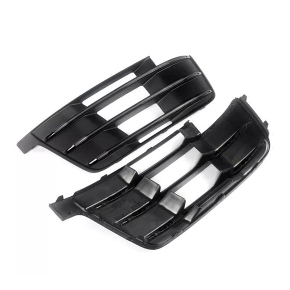 Audi Q7 S-Line 2016-2019 Front Bumper Fog Light Grille Lower Cover Black Grill