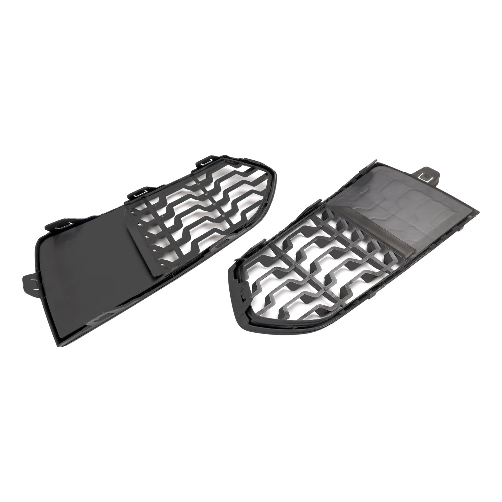 Parachoques delantero deportivo BMW Serie 2 F22 F23 M 2012-2017, luz antiniebla, rejilla negra