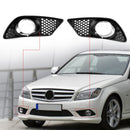 Mercedes-Benz Classe C 2008-2010 W204 A2048850353 Conjunto de Grelhas para Faróis de Neblina (Par) - Para-choque Dianteiro-3