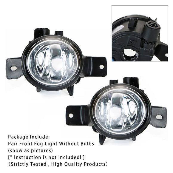 Paire de feux antibrouillard avant sans ampoules, pour BMW X6 E71 E72 08-11 63177187631