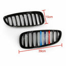 BMW 2009-2016 Z4 E89 28i 30i 35i 35is 2Pcs M-Color Front Kidney Grille Matte Black Grill-2