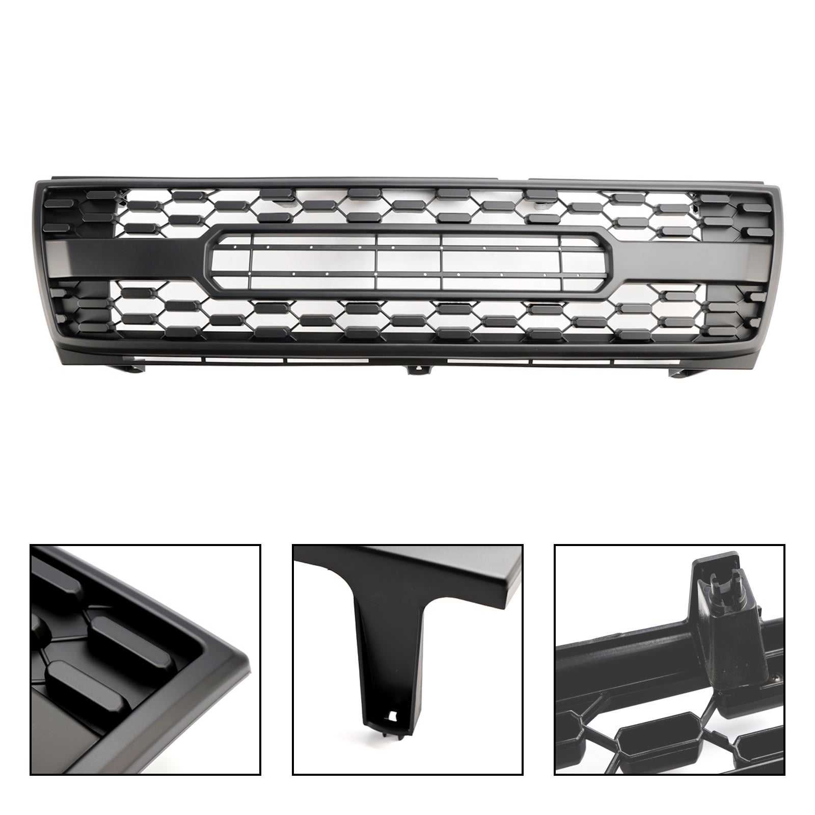 Toyota Tacoma 1997-2000 Honeycomb Front Bumper Grill TRD PRO Style Black Grille W/LED