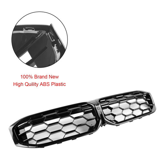 2023.6–2024 BMW 3er G20 G21 320i/330i/M340i/318i/320d Front-Nierengrill, glänzend schwarzer Kühlergrill