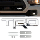 Zilverchroom TRD Grille Badge-embleem voor Tacoma Tundra 4Runner-1
