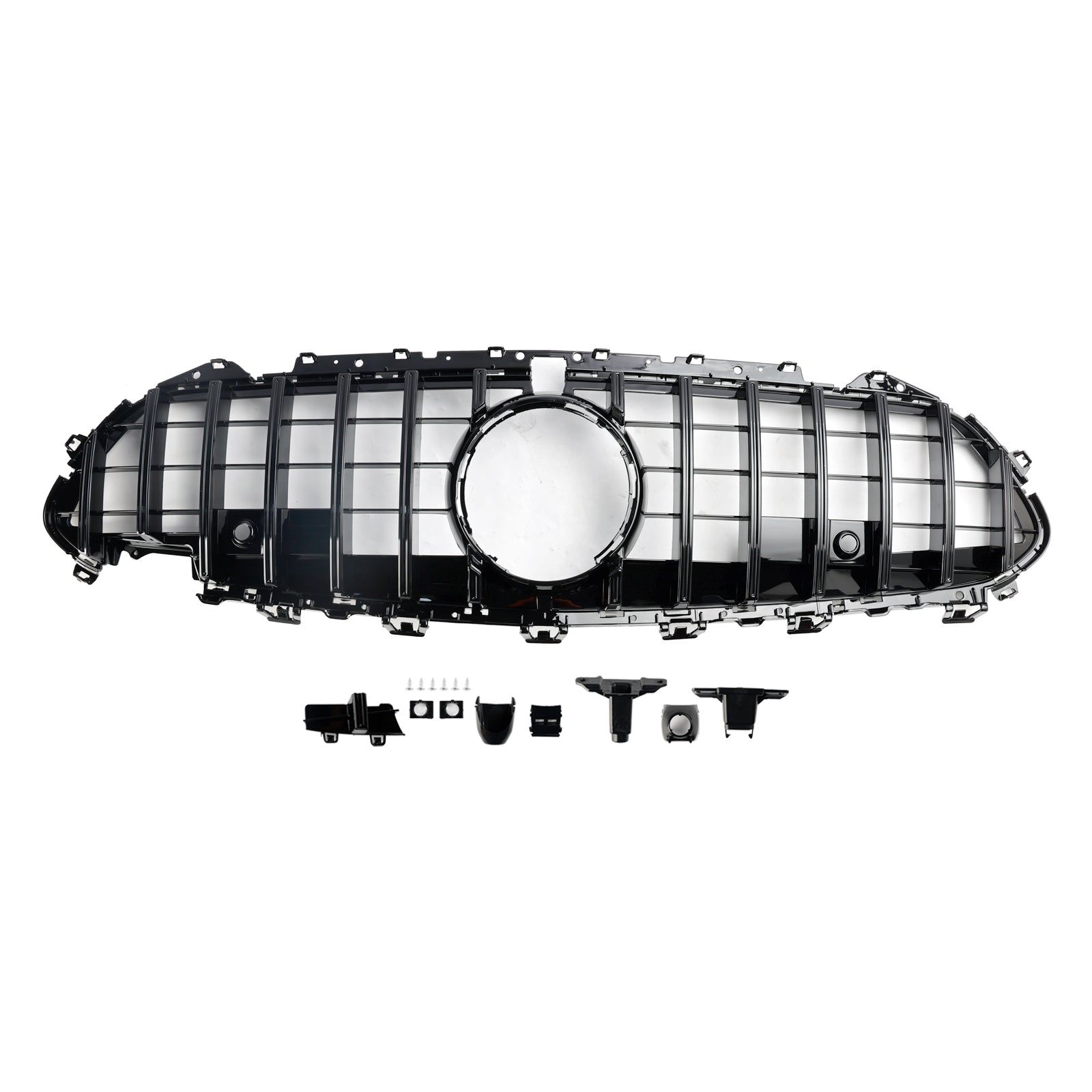 Mercedes Benz CLS-Class C257 CLS300/400/350/450/53 2018-2024 Front Bumper Grill Black/Chrome AMG Style Grille