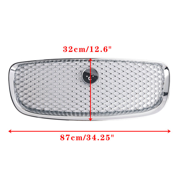 Chromen voorbumper grillrooster geschikt voor JAGUAR F-PACE X761 2016-2020