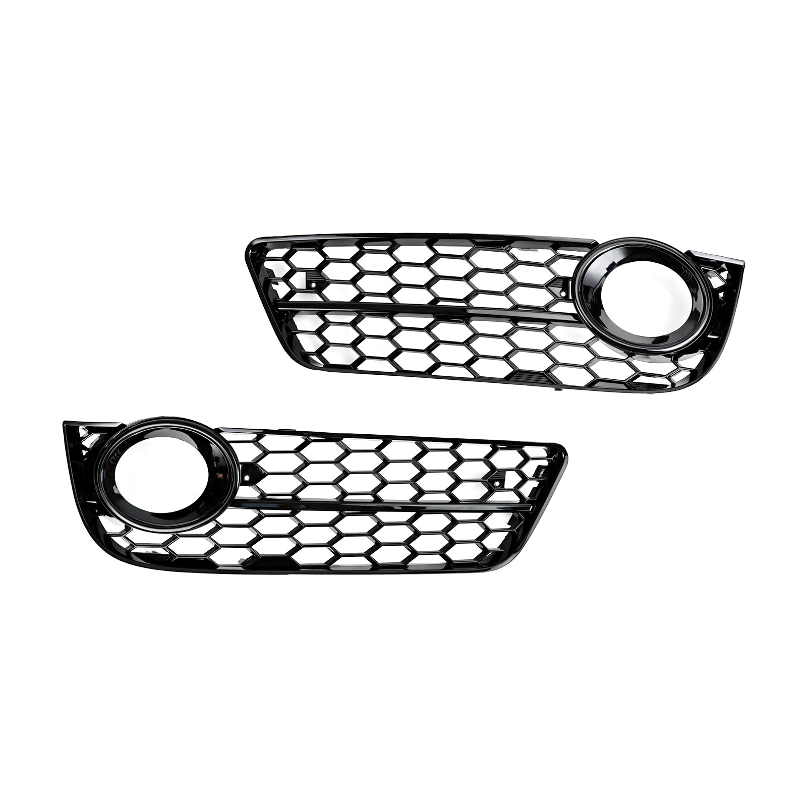 Audi 2007-2011 A5 Standart Style 1522024 Paire de grilles de phare antibrouillard avant en nid d'abeille